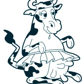 Раскраска Быка на Новый год