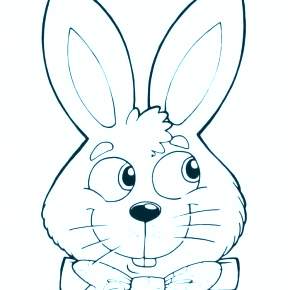Раскраска Кроликов на Новый год Раскраска Кроликов на Новый год