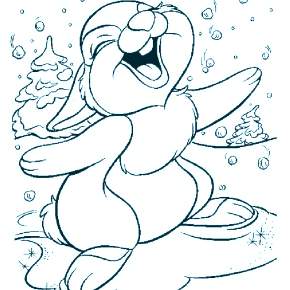 Раскраска Кроликов на Новый год Раскраска Кроликов на Новый год