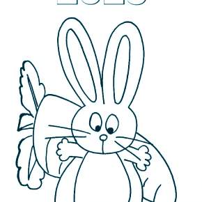 Раскраска Кроликов на Новый год Раскраска Кроликов на Новый год