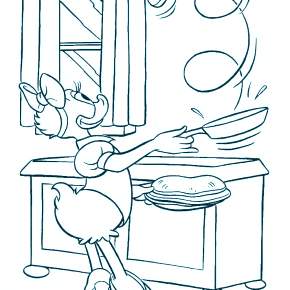 Раскраска Масленица