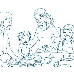 Раскраска Масленица