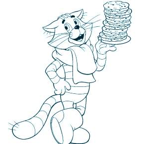 Раскраска Масленица