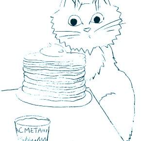 Раскраска Масленица