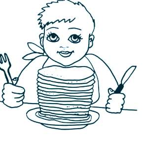 Раскраска Масленица