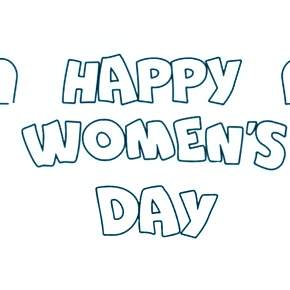 Раскраска надпись 8 марта