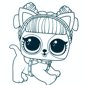 Раскраски куколки ЛОЛ Раскраски куколки ЛОЛ