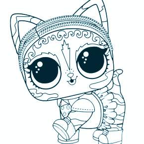 Раскраски куколки ЛОЛ Раскраски куколки ЛОЛ
