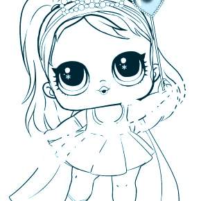 Раскраски куколки ЛОЛ Раскраски куколки ЛОЛ