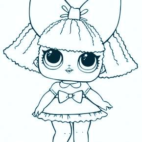 Раскраски куколки ЛОЛ Раскраски куколки ЛОЛ