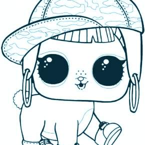 Раскраски куколки ЛОЛ Раскраски куколки ЛОЛ