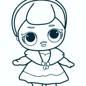 Раскраски куколки ЛОЛ Раскраски куколки ЛОЛ
