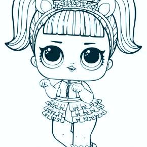 Раскраски куколки ЛОЛ Раскраски куколки ЛОЛ