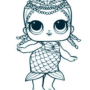 Раскраски куколки ЛОЛ Раскраски куколки ЛОЛ