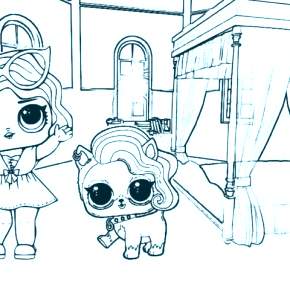 Раскраски куколки ЛОЛ Раскраски куколки ЛОЛ