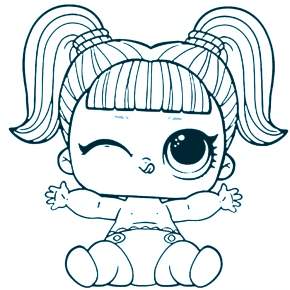 Раскраски куколки ЛОЛ Раскраски куколки ЛОЛ