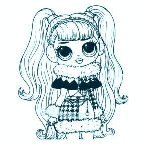 Раскраски куколки ЛОЛ Раскраски куколки ЛОЛ