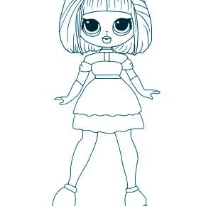 Раскраски куколки ЛОЛ Раскраски куколки ЛОЛ