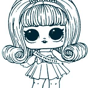 Раскраски куколки ЛОЛ Раскраски куколки ЛОЛ