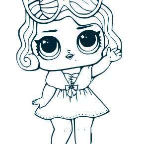 Раскраски куколки ЛОЛ Раскраски куколки ЛОЛ