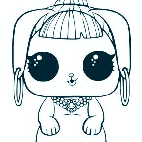 Раскраски куколки ЛОЛ Раскраски куколки ЛОЛ