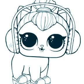 Раскраски куколки ЛОЛ Раскраски куколки ЛОЛ