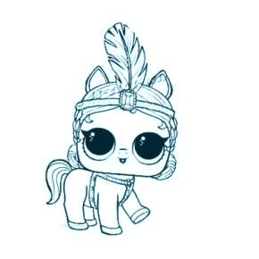 Раскраски куколки ЛОЛ Раскраски куколки ЛОЛ