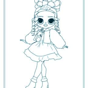 Раскраски куколки ЛОЛ Раскраски куколки ЛОЛ