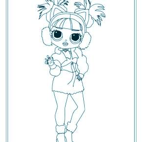Раскраски куколки ЛОЛ Раскраски куколки ЛОЛ