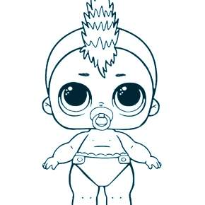 Раскраски куколки ЛОЛ Раскраски куколки ЛОЛ