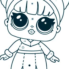 Раскраски куколки ЛОЛ Раскраски куколки ЛОЛ
