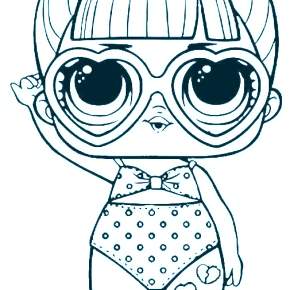 Раскраски куколки ЛОЛ Раскраски куколки ЛОЛ