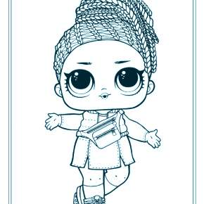 Раскраски куколки ЛОЛ Раскраски куколки ЛОЛ