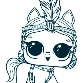 Раскраски куколки ЛОЛ Раскраски куколки ЛОЛ
