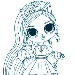Раскраски куколки ЛОЛ Раскраски куколки ЛОЛ