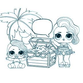 Раскраски куколки ЛОЛ Раскраски куколки ЛОЛ