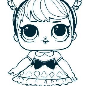 Раскраски куколки ЛОЛ Раскраски куколки ЛОЛ