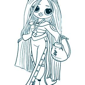 Раскраски куколки ЛОЛ Раскраски куколки ЛОЛ
