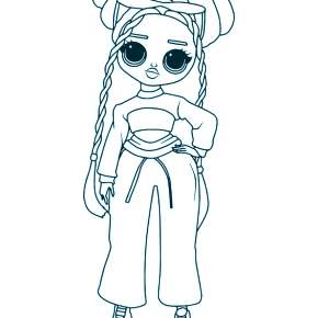 Раскраски куколки ЛОЛ Раскраски куколки ЛОЛ