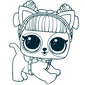 Раскраски куколки ЛОЛ Раскраски куколки ЛОЛ