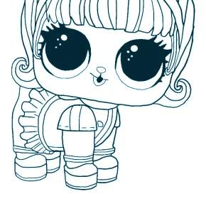 Раскраски куколки ЛОЛ Раскраски куколки ЛОЛ