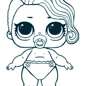 Раскраски куколки ЛОЛ Раскраски куколки ЛОЛ