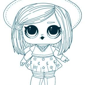 Раскраски куколки ЛОЛ Раскраски куколки ЛОЛ