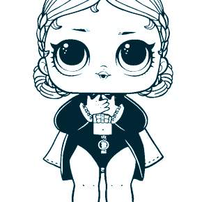 Раскраски куколки ЛОЛ Раскраски куколки ЛОЛ