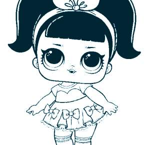 Раскраски куколки ЛОЛ Раскраски куколки ЛОЛ