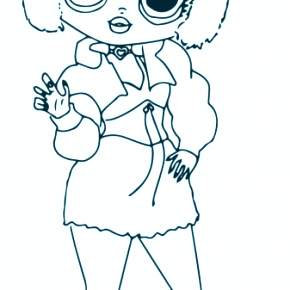 Раскраски куколки ЛОЛ Раскраски куколки ЛОЛ