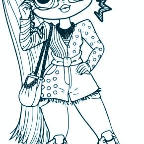 Раскраски куколки ЛОЛ Раскраски куколки ЛОЛ