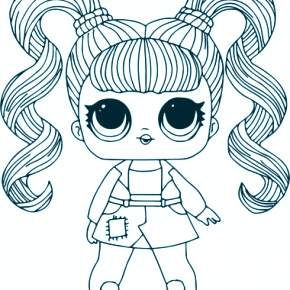 Раскраски куколки ЛОЛ Раскраски куколки ЛОЛ