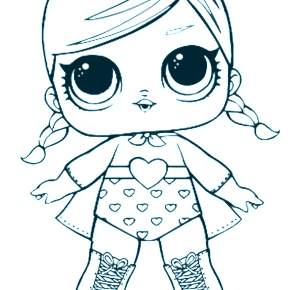 Раскраски куколки ЛОЛ Раскраски куколки ЛОЛ