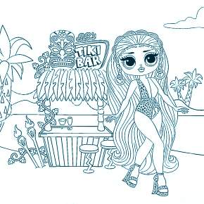 Раскраски куколки ЛОЛ Раскраски куколки ЛОЛ